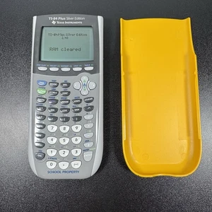 Texas Instruments TI-84 Plus Silver Edition graphischer Taschenrechner mit Deckel gelb - Bild 1 von 11