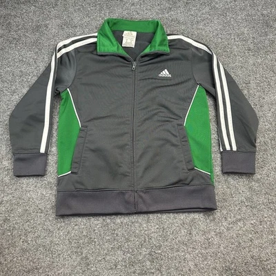 Adidas Manga Larga Cremallera Completa Vintage Pullover Sudadera Chaqueta Juvenil Talla (6) Gris Foto 1 de 4
