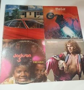 Vinyl LP Meatloaf, Peter Frampton, Carpenters, Jackson 5 - 4 Record Lot - Imagen 1 de 10