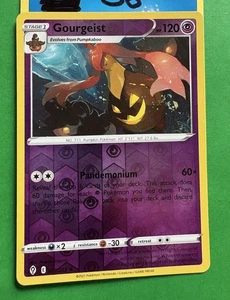 Gourgeist 077/203 Swsh07: Evolving Skies Reverse Holo - Picture 1 of 2