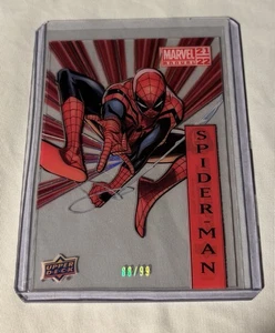 2021 Upper Deck Marvel Annual Suspended Animation Tier 4 /99 Spider-Man #88 - Picture 1 of 2