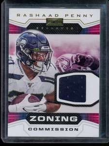 2020 Panini Playbook #ZC-19 Rashaad Penny Zoning Commission Material - Picture 1 of 2