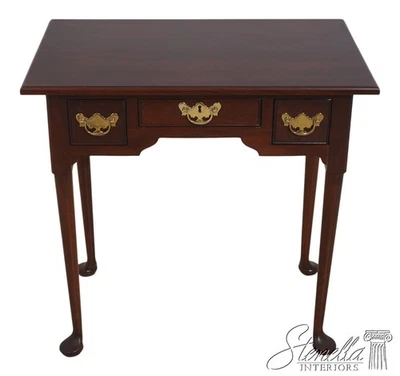 L70843: Mesa consola STICKLEY Colonial Williamsburg WA-1059 caoba 3 cajones Foto 1 de 4
