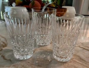 3 Pc Waterford Crystal Maeve Flat Tumbler 10 oz -RL - Picture 1 of 8