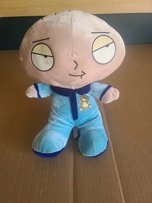 Family Guy Stewie Griffin 10" Plush Teddy Bear Blue Pajamas Nanco - Image 1 of 4