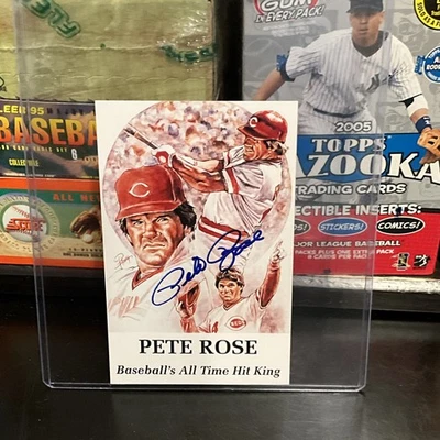 TARJETA AUTOGRAFIADA DE PETE ROSE DE SU RESTAURANTE EN 1992 ⚾️⭐️ VER FOTOS  Foto 1 de 4