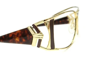 Occhiali da sole o montatura vintage italiani Infinity oro tartaruga NOS - Foto 1 di 8