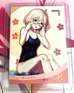 Tarjeta de papel aluminio rara WAIFU Goddess Of Power Kuriyama Mirai UR. Sexy Anime Girl Story - Imagen 1 de 1