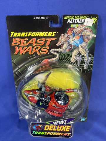 TRANSFORMERS BEAST WARS DELUXE RATTRAP FOX KIDS REPAINT 1999 TRANSMETALS Cover