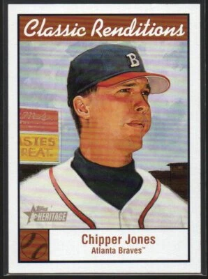Chipper Jones 2001 Topps Heritage Classic Renditions #CR5  Atlanta Braves - Image 1 of 2