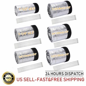 1/2" 5/8" 3/4" Heat Sleeve Heat Shield Sleeve Insulation Wire Hose Protect Cover - Picture 1 of 21