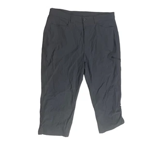 Pantalones para mujer Eddie Bauer Cargo Capri talla 16 gris A25T - Imagen 1 de 5