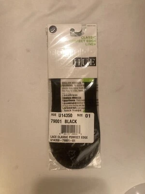 Forro de borde perfecto de encaje Hue U14350 - color negro Foto 1 de 3