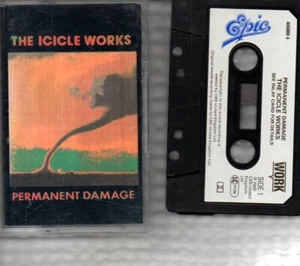 THE ICICLE WORKS - Permanent Damage - Cassette Tape Album - Picture 1 of 2