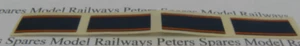 Hornby S8837 Cylinder Lining Label Black / Orange (Pk4) - Picture 1 of 1
