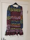 Never Fully Dressed Monaco Modest Tiered Multicolour Print Dress Size 10