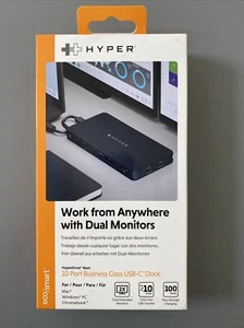 Hyper - HyperDrive Next 10 Ports Business USB-C Dock - HD7001GL - Mitternachtsblau - Bild 1 von 8