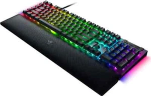 Razer BlackWidow V4 Wired Mechanical Gaming Keyboard (Clicky Green Switch) Black - Picture 1 of 4