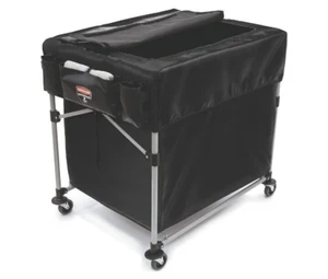 Rubbermaid 1889863 Collapsible Black X-Cart Cover – 4 bushel New - Picture 1 of 8