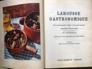 Vintage 1965 LAROUSSE GASTRONOMIQUE Encyclopedia Food Wine Cooking P. MONTAGNE - Bild 1 von 5