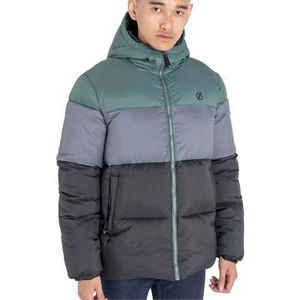 Dare2B Wing It Mens Jacket Green Padded Hooded Outdoor Lightweight Walking Coat - Picture 1 of 2