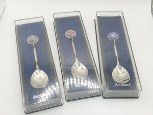 Vintage Caithness Glass Millefiori Decorative / Collectable Spoons x3 - Foto 1 di 5