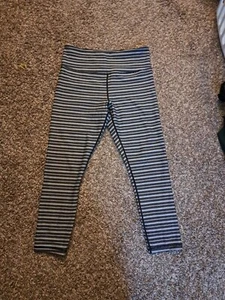 Zyia Active Black Aztec Adrenaline Leggings Size 8 - 10 NWOT 7/8 length  - Picture 1 of 5