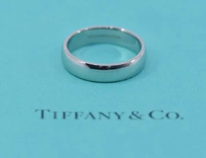 Tiffany & Co Platinum Wedding Band Ring Size 10 - Picture 1 of 3