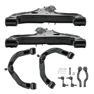 Front Upper Lower Control Arms Tierod Sway Bar Kit for 04-15 Nissan Armada Titan - Bild 1 von 11