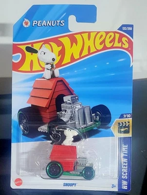 Snoopy 2025 Hot Wheels HW Screen Time 7/10  132/250 Combined Shipping Available - Bild 1 von 3