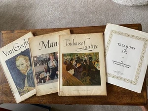 Abrams Art Book Manet/Van Gogh/Toulouse Lautrec/Treasures of Art - Picture 1 of 9
