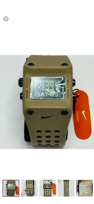 Nuevo con etiquetas Nike Mettle Cincel Bronceado Reloj Digital Banda Silicona Batería Nueva Foto 1 de 4