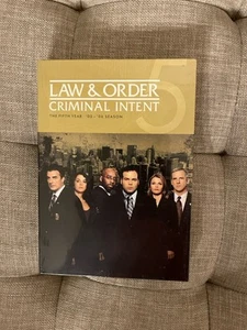 Law & Order Criminal Intent: Season 5 (DVD, 2010) Brand NEW - The Fifth Year - Foto 1 di 2