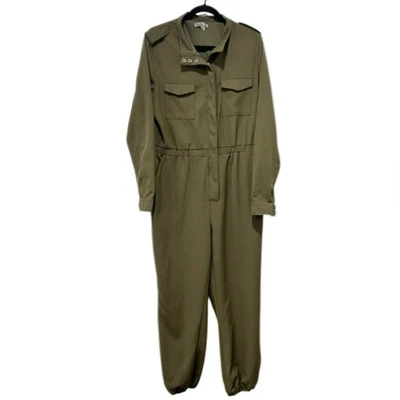 Mono Anthropologie Harlyn Miranda para mujer L militar vuelo utilitario Y2K oliva Foto 1 de 4