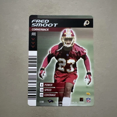 2002 NFL Showdown FRED SMOOT REDSKINS #118 - Image 1 of 3