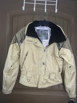 Chaqueta de esquí Spyder abrigo chaleco mujer talla 10 Picabo Thinsulate LiteLoft XTL GIRASOL Foto 1 de 4