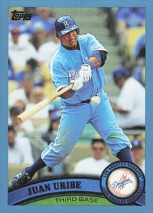 2011 Topps Update #US303 Juan Uribe Walmart Blue Border - Picture 1 of 2