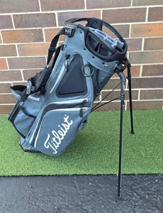 Titleist Golf Hybrid 14 Stand Bag 14-way Top Gray Free Shipping - Picture 1 of 12