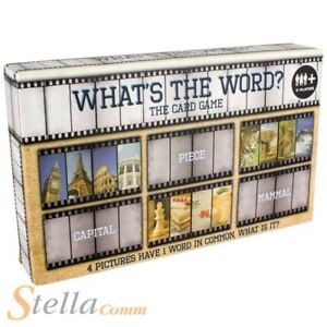 What's The Word? 4 Picture Linking Guessing Game Family Fun