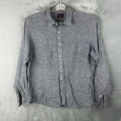 untuckit linen shirt large Gray Button Down Long Sleeve - Image 1 of 4