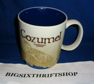 Taza de café Starbucks Cozumel Global Icon recuerdo tortuga México 16 oz nueva 2014 - Imagen 1 de 4
