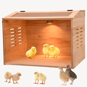 Brooder Box for Chicks, 3-8 Chicken Heater, Poultry Brooder with Heaters for Bab - Picture 1 of 12