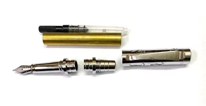 Filigran, Füller, Füllfederhalter Bausatz in Chrom Pen Kits, Pen Blank - Bild 1 von 2