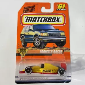 Matchbox Formula Racer MB Racing 1 Yellow 61/75 Diecast NEW - Picture 1 of 7