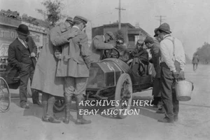 Lancia factory racer William Hilliard 1908 Grand Prize races Savannah photograph - Picture 1 of 1