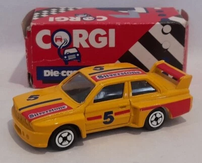 * 1/64 Scale * Corgi * BMW E36 M3 * Vintage #5 Race car * BOXED * - image 1 of 4