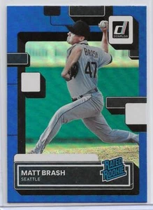 2022 Donruss Holo Blue Parallel Matt Brash #77 Rated Rookie RC - Picture 1 of 1