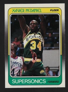 1988-89 Fleer Set-Break #108 Xavier McDaniel casi nuevo-nuevo o mejor - Imagen 1 de 2