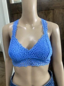Aerie Blue Lace Bralette Size S - 006 - Picture 1 of 6