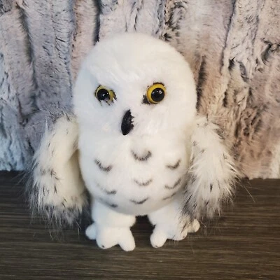 Белая и черная мягкая игрушка-животное Douglas Cuddle Toys Wizard The Snowy Owl No3841 - Изображение 1 из 4